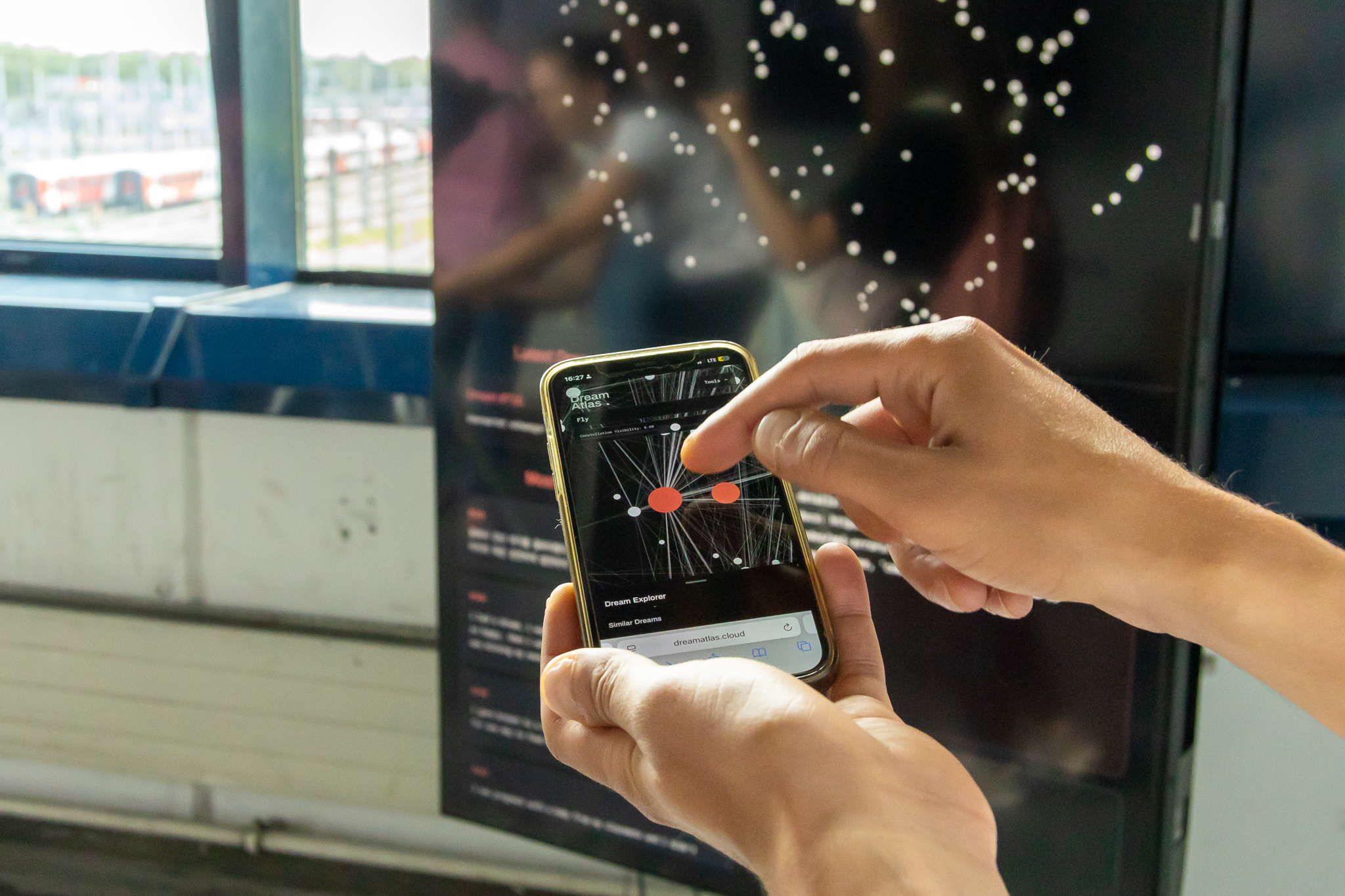 DreamAtlas installation at Ars Electronica 2025, view two