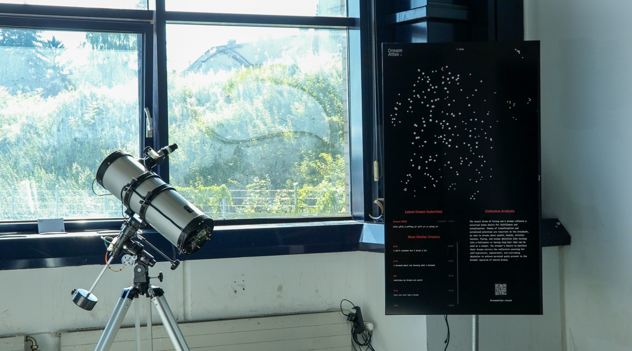 DreamAtlas installation at Ars Electronica 2025, view three